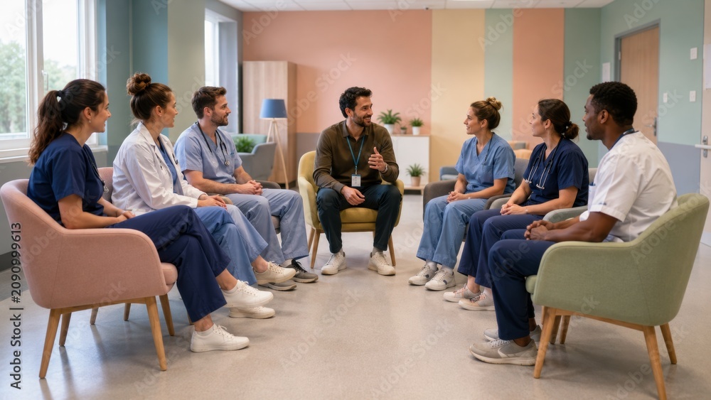 Obraz premium Mental Health Training for Hospital Staff