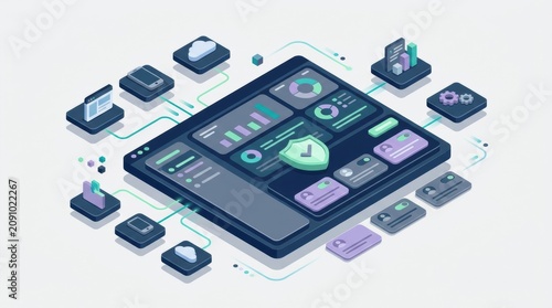 Digital interface displays a consent management platform with various options for data control, user settings, and privacy compliance tools