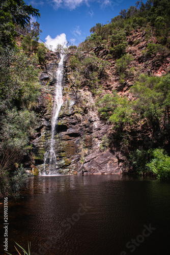 Canvas Print Australia, First Falls in Morialta Conservation Park in the Adelaide Hills, South Australia, is a popular destination