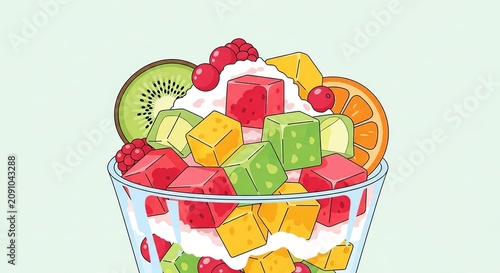 colorful fruit salad