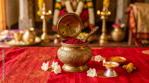 Kunguma simil, kumkum simil, kumkum box, kumkum container, vermilion box, sindoor container, haldi kumkum box, brass kumkum box, bronze kumkum box, silver kumkum box, Hindu ritual accessories, wedding