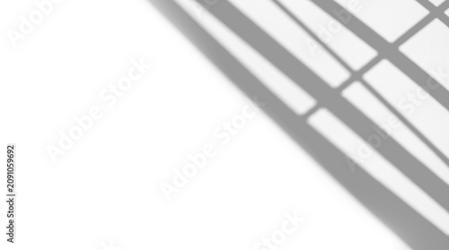 Geometric diagonal window frame architectural shadow overlay on a transparent background