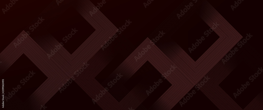 Naklejka premium Abstract red neon arrow light glow background. Futuristic cyber laser line motion banner for casino. Dynamic techno perspective beam 3d graphic design. Cool party power and energy boost led tunnel