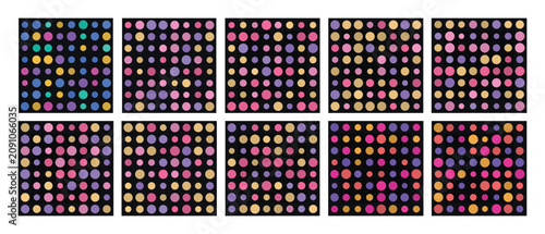 Colorful geometric patterns, pixel art designs, vibrant squares, digital backgrounds, abstract motifs