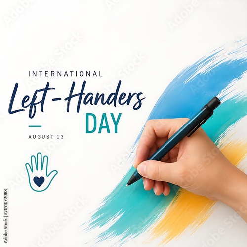 Left hand writing on map with globe background