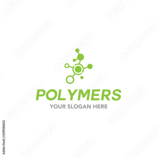 Polymer concept design logo - vector illustration. Suitable for your design need, logo, illustration, animation, etc.