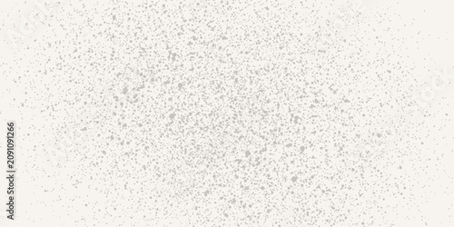 Beige seamless stone texture. Light ecru grain noise background with speckles, flecks, particles. Distress repeated gritty pattern wallpaper. Dry dotted paper surface. Vector material speck backdrop