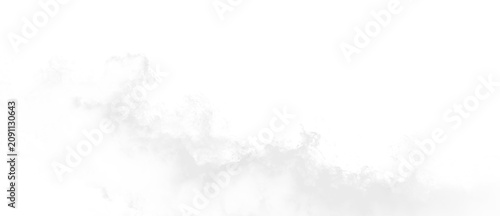 Bild auf Leinwand Smoke appears on a transparent background creating an abstract design for graphi