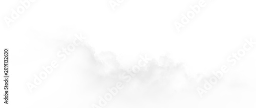 Fotografía Soft clouds float in the sky on a clear day with a transparent background for de