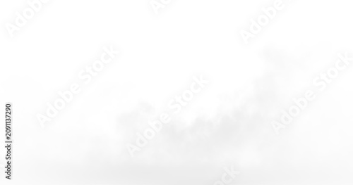 Canvas Print Cloud formation on a transparent background during daylight showcasing natural p