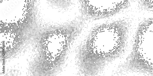 Point wave noise texture. Abstract dot background. Technological cyberspace background.