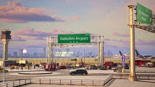 Dabolim Airport Golden Hour Landing
