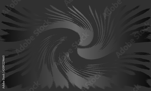 Luxury metallic black abstract gradient background with waving ornament texture. EPS 10 Vector illustration