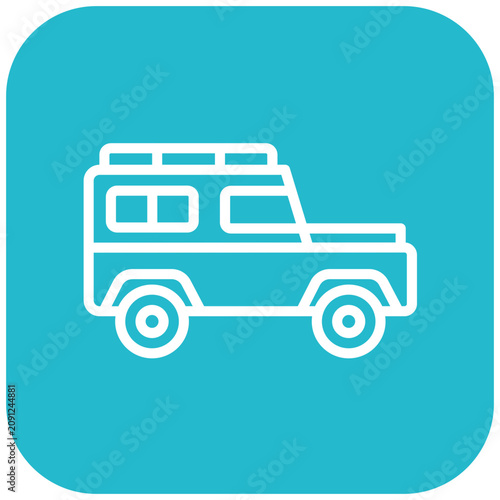 Vector Design Suv Icon Style