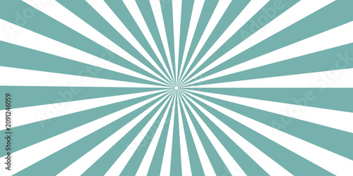 Fotografie A turquoise and white sunburst pattern radiates from the center, creating a dynamic and energetic graphic background