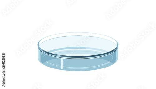 Foto Petri Dish Laboratory Equipment Closeup.