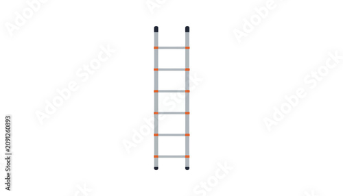 Metal folding step ladder tool.