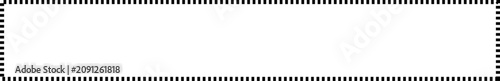 Konstfotografi Clean white rectangular frame with a thick black border ideal for text insertion