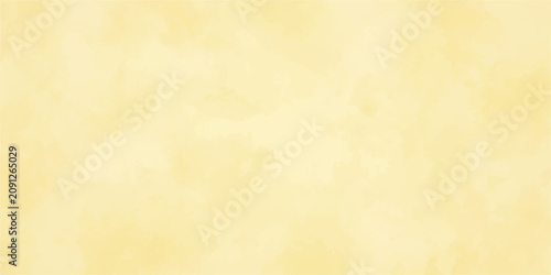 Abstract warm yellow background, soft watercolor texture with soft cream tones, bright cheerful design for banner, presentation and cover.