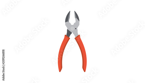 Photos Pliers with orange rubber grips tool.