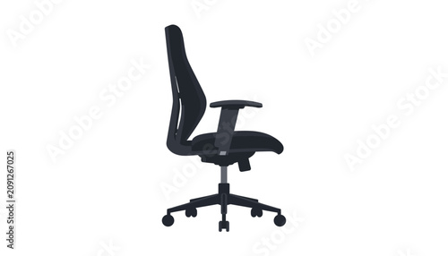 Modern ergonomic office chair design.