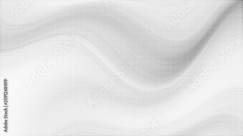 Halftone pattern with gradient effect and transparent background