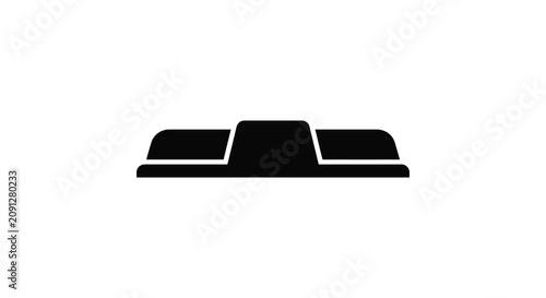 Fotografía Three tiered platform silhouette steps riser stage