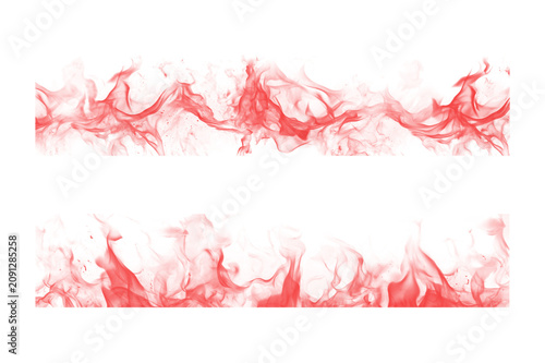 Red smoke abstract background with cloudy texture