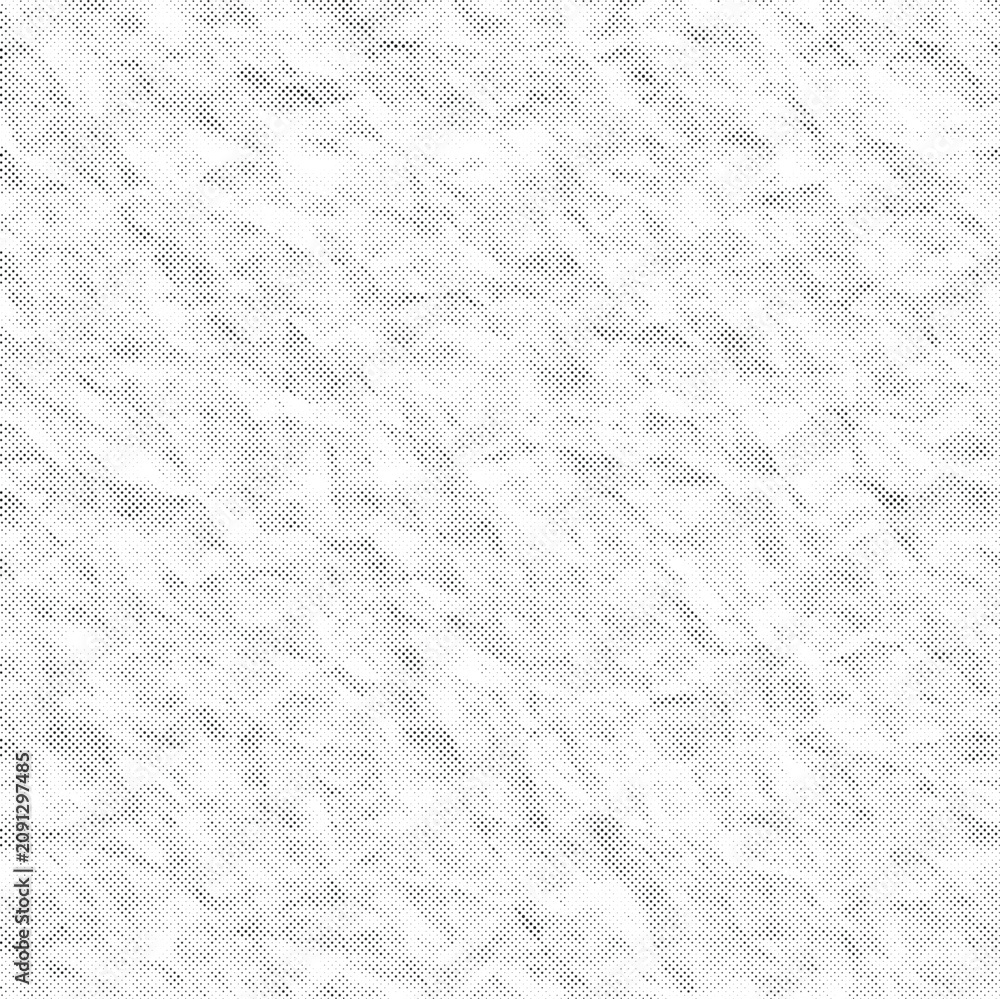 Fototapeta premium Black and White Halftone Paper Texture Background for Vintage Design Projects