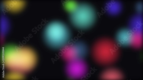 Colorful Abstract Bokeh Lights Dynamic Background Video