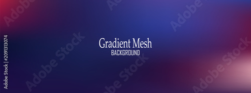 Abstract dark blue and purple gradient mesh background banner, modern subtle deep magenta neon tech corporate presentation fluid backdrop vector layout.