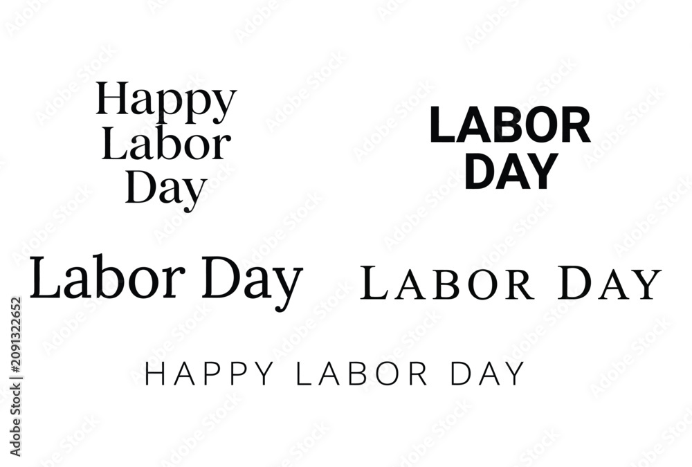 Fototapeta premium Labor day greetings and celebrations