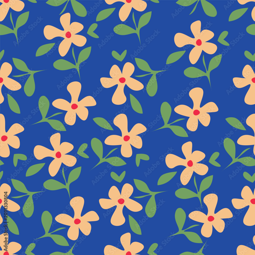 Obraz premium seamless floral pattern