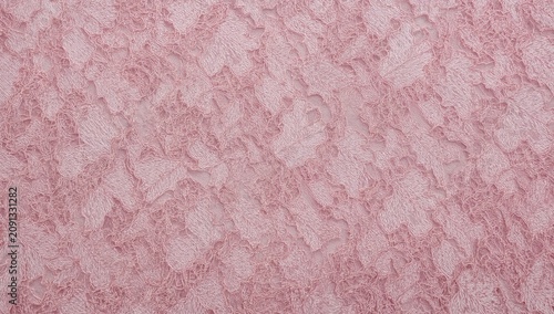 Decorative Lace Fabric in Light Pink Color on a Flat Surface for Craft Projec...