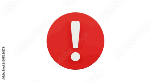 A warning sign with an exclamation mark is displayed prominently.