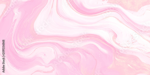 Fotografie Pink marble texture background with soft liquid fluid acrylic paint swirl pattern for elegant feminine design template