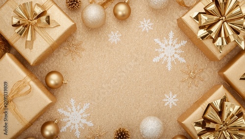 Shiny Gold Gift Boxes Arranged in Rows for an Event or Celebration