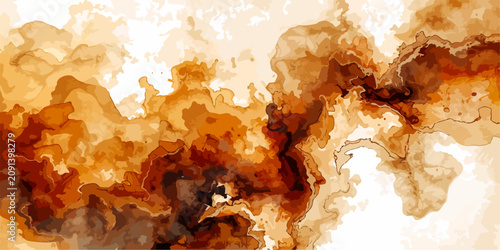 Tableau sur toile Close Up of Golden Honey Dripping Over Fresh Honeycomb with Rich Sweet Texture B