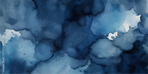Cuadro en lienzo Bright Blue Sky with Soft White Clouds and Sunlight Creating a Serene Natural Cl