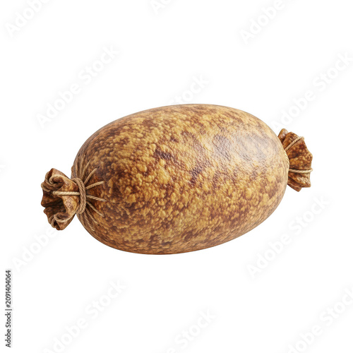 Authentic haggis traditional scottish food sausage dish gourmet cuisine preparation isolated on transparent background