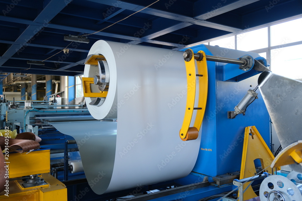 Fototapeta premium Construction Materials Production and Industrial Manufacturing Process