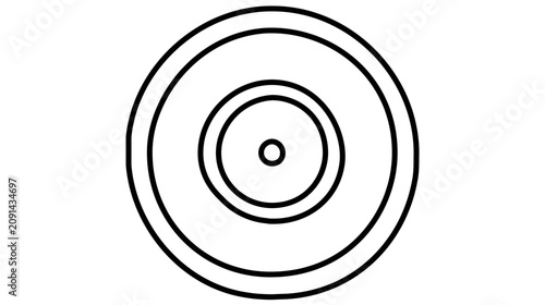 A clean flat vector line icon of a parabolic satellite dish, suited for broadcasting, remote internet access, and connectivity menus.