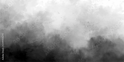 Foto Vintage Old Paper Background with Grunge Clouds Smoke Fog and Dark Stormy Sky Te