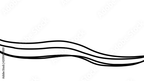 Minimal clean flat vector line icon showing a cloud silhouette, useful for forecast widgets, cloud status labels, and modern app menus.