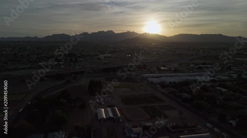 Views of the sun rise over the Organ Mountains - Las Cruces, New Mexico