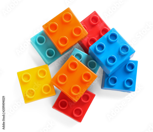 Colorful plastic building b...