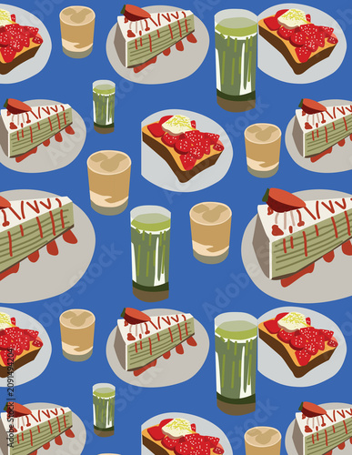 Food Illustration Cafe