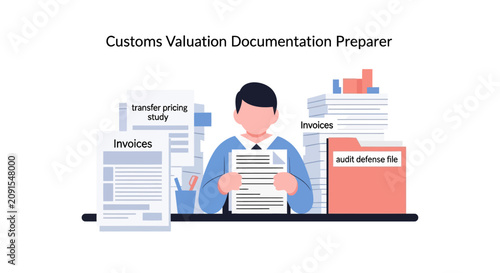 Customs Valuation Documentation Preparer with Invoices and Files
