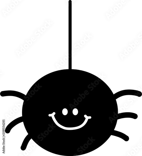 Εκτύπωση καμβά halloween spider icon