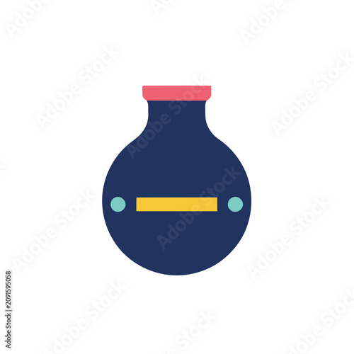 Pottery Vase Bowl Flat SVG Icon